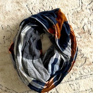 LOFT Navy Infinity Scarf